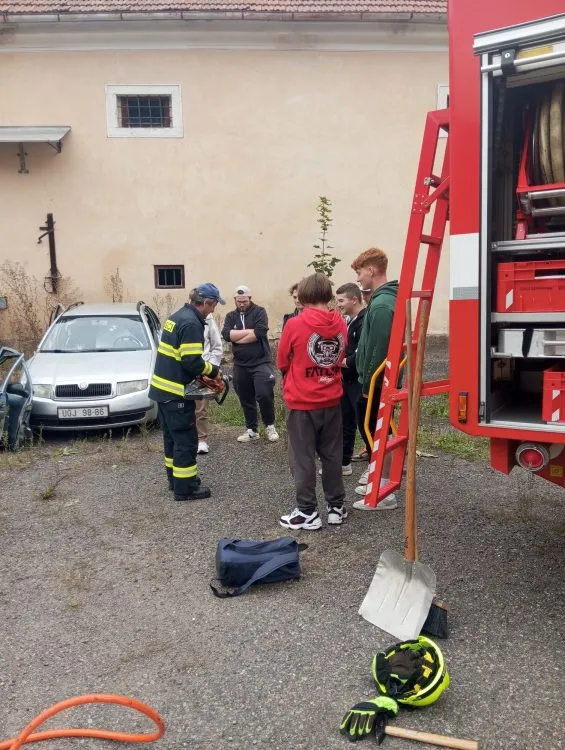 Den s&nbsp;hasiči na SŠGT Žamberk