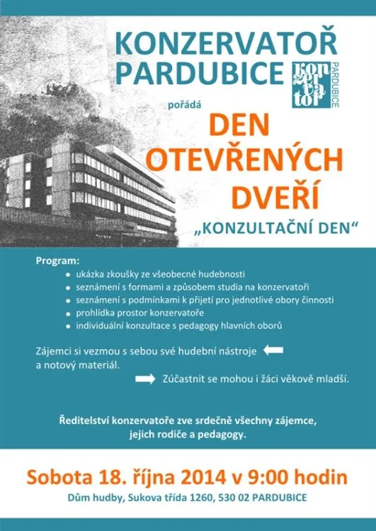 Konzervatoř Pardubice – Příprava žáků k&nbsp;talentové zkoušce