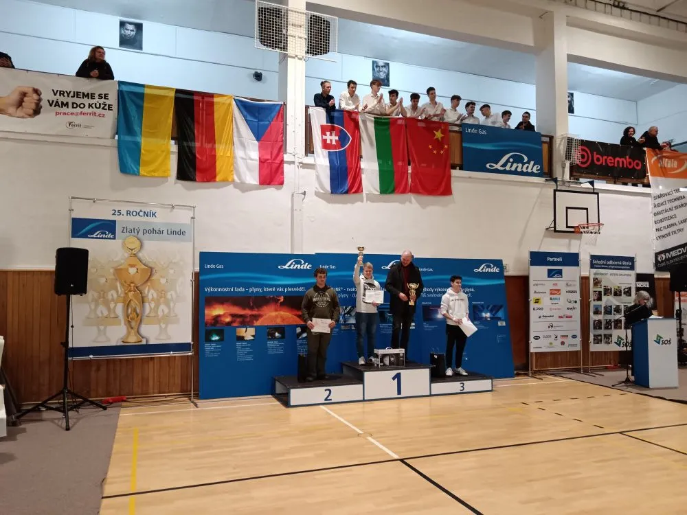 Úspěch svářečů z&nbsp;SOUo Lipka Králíky – stříbro pro Miroslava Jana Mrázka ze Zlatého poháru Linde