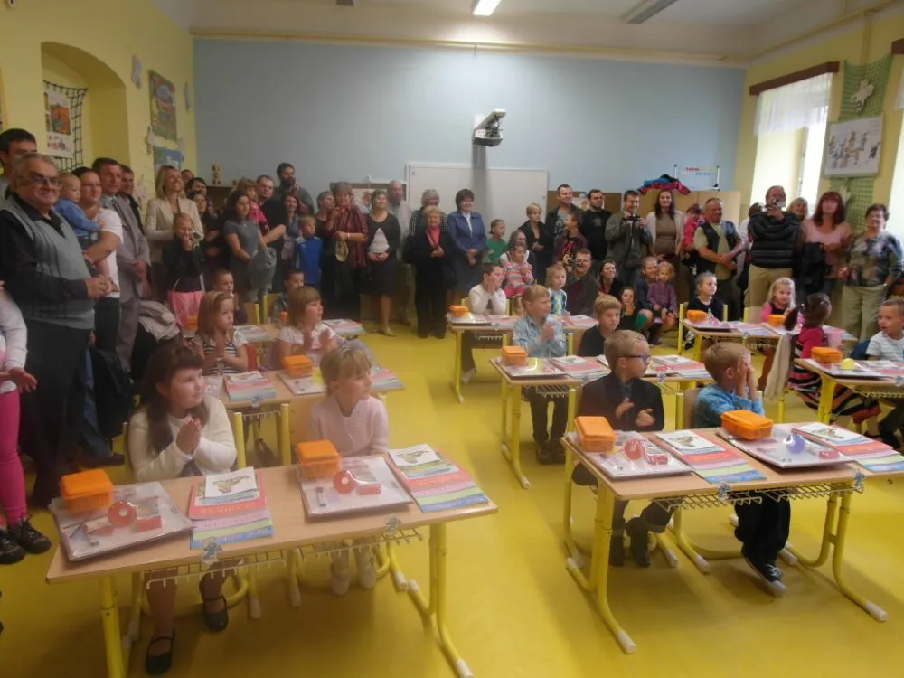 Zahájení školního roku v&nbsp;I. třídě MZŠ v&nbsp;Dolní Rovni