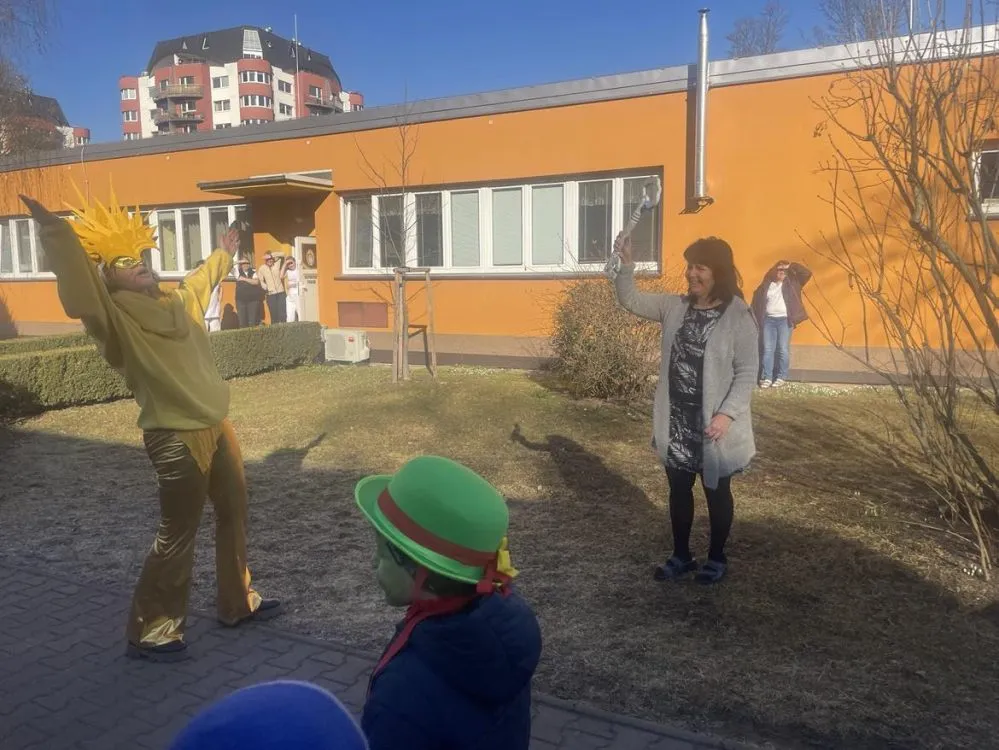 Masopustní průvod v&nbsp;MŠ Pardubice, K&nbsp;Polabinám 626
