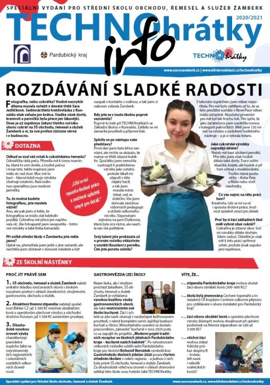 Vyšly další speciální bulletiny TECHNOhrátky info pro střední odborné školy v&nbsp;Žamberku a&nbsp;Lanškrouně
