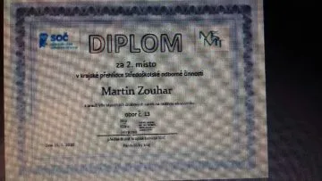 Zouhar-diplom