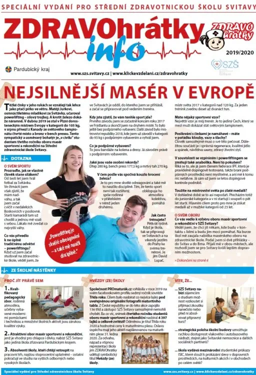 ZDRAVOhrátky info č. 2/2019 – Střední zdravotnická škola Svitavy