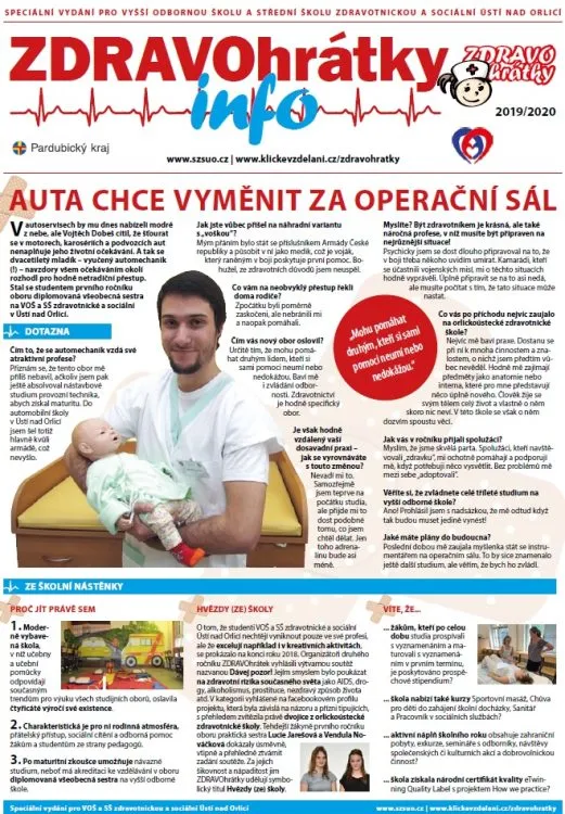 ZDRAVOhrátky info č. 1/2019 – VOŠ a&nbsp;SŠ zdravotnická a&nbsp;sociální Ústí nad Orlicí