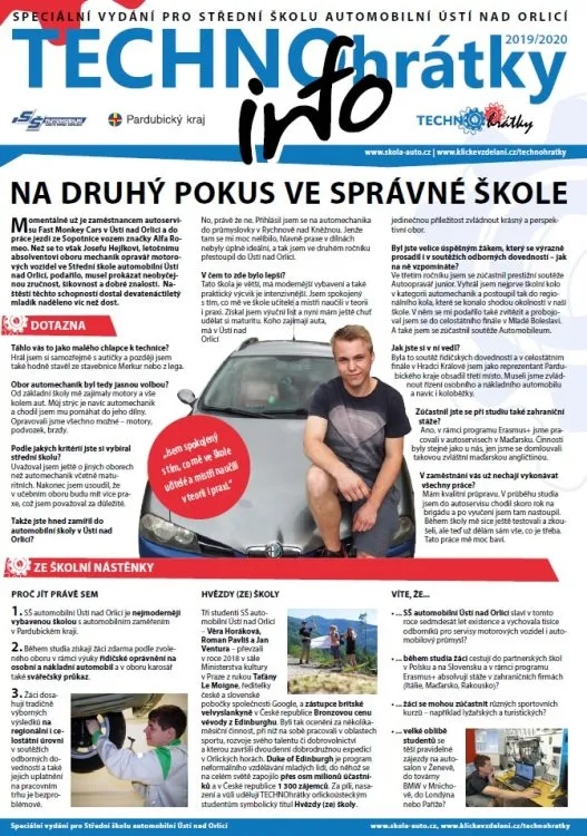 TECHNOhrátky info č. 12/2019 – SŠ automobilní Ústí nad Orlicí