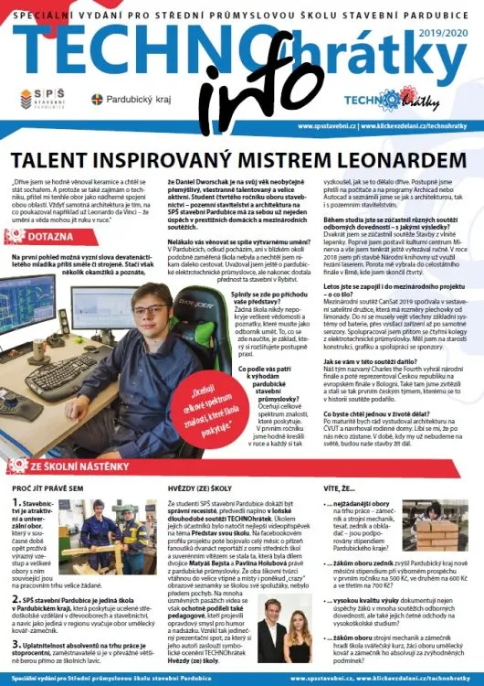 TECHNOhrátky info č. 10/2019 – Střední průmyslová škola stavební Pardubice