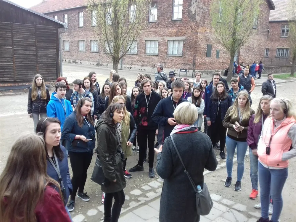 Žáci Obchodní akademie a&nbsp;VOŠE Svitavy v&nbsp;Osvětimi
