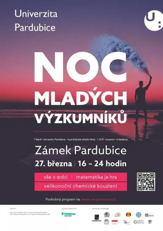 Univerzitní NOC MLADÝCH VÝZKUMNÍKŮ opět ovládne pardubický zámek
