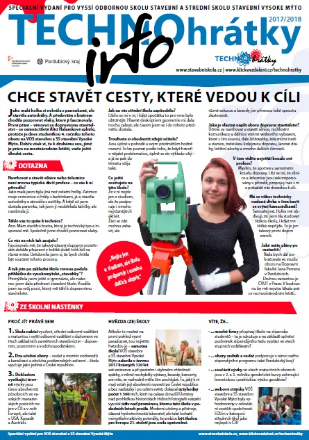 TECHNOhrátky info č. 15/2017 – Vyšší odborná škola a&nbsp;Střední škola stavební Vysoké Mýto