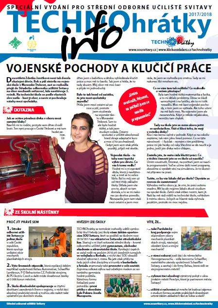 TECHNOhrátky info č. 14/2017 – Střední odborné učiliště Svitavy