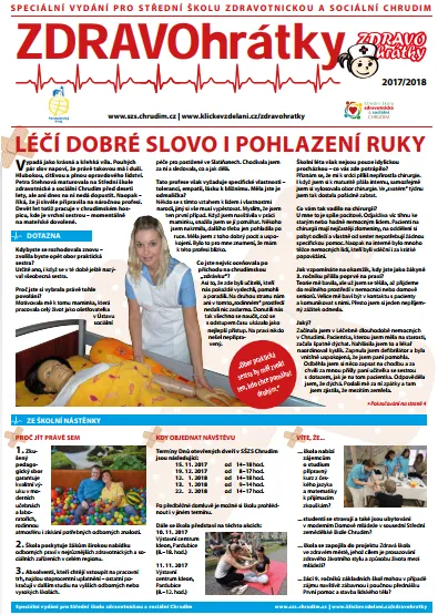 ZDRAVOhrátky info č. 1/2017 – Střední škola zdravotnická a&nbsp;sociální Chrudim