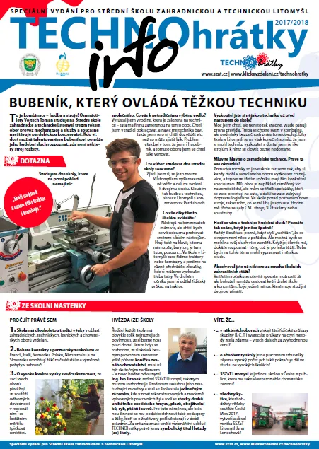 TECHNOhrátky info č. 13/2017 – Střední škola zahradnická a&nbsp;technická Litomyšl