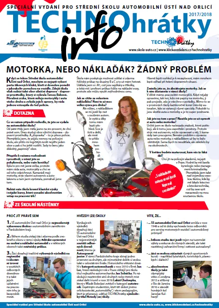 TECHNOhrátky info č. 12/2017 – Střední škola automobilní Ústí nad Orlicí
