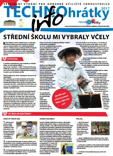 TECHNOhrátky info č. 11/2017 – Odborné učiliště Chroustovice