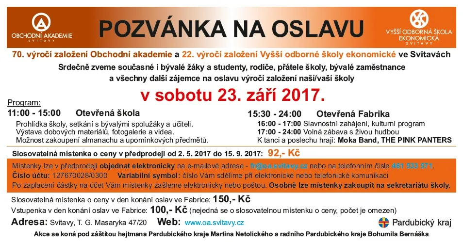OA Svitavy slaví 70