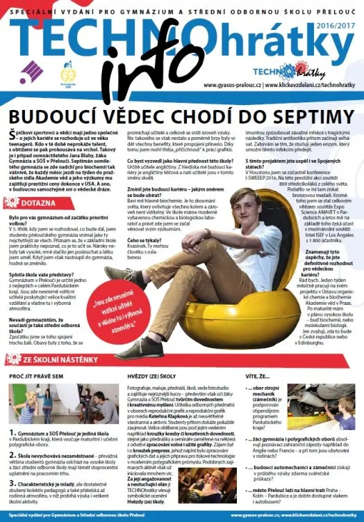 TECHNOhrátky info č. 3/2017 – Gymnázium a&nbsp;Střední odborná škola Přelouč