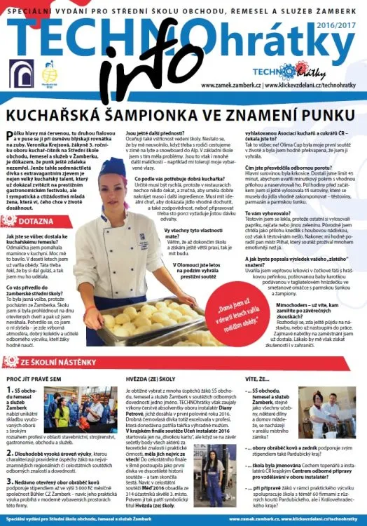 TECHNOhrátky info č. 14/2016 – Střední škola obchodu, řemesel a&nbsp;služeb Žamberk