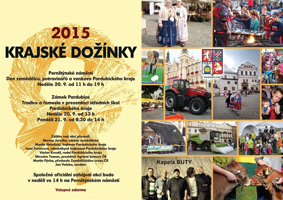 KRAJSKÉ DOŽÍNKY NA ZÁMKU V&nbsp;PARDUBICÍCH