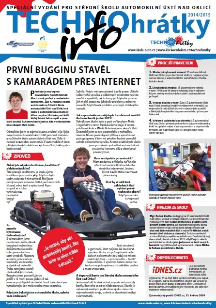 TECHNOhrátky info č. 5/2015 – Střední škola automobilní Ústí nad Orlicí