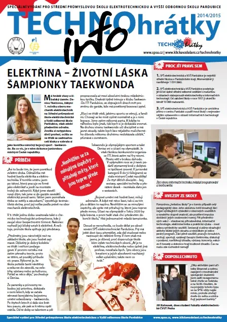 TECHNOhrátky info č. 4/2015 – Střední průmyslová škola elektrotechnická a&nbsp;Vyšší odborná škola Pardubice