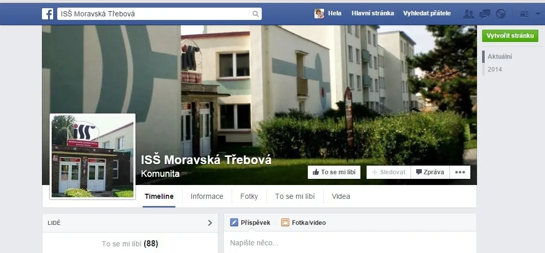 Školní Facebook zaujal také média