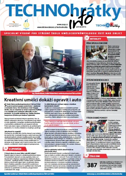 TECHNOhrátky info č. 6 – Střední škola uměleckoprůmyslová Ústí nad Orlicí