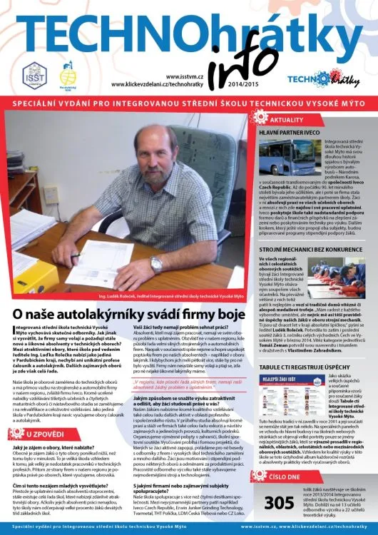 TECHNOhrátky info č. 2 – Integrovaná střední škola technická Vysoké Mýto