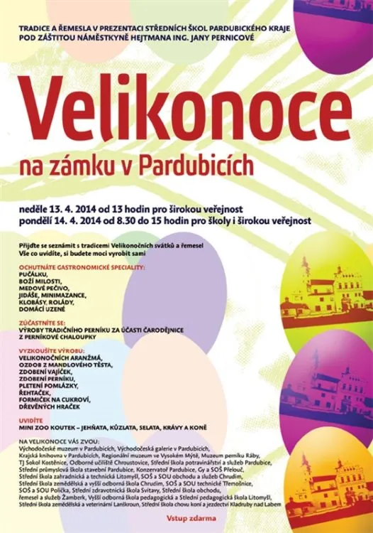 Velikonoce na zámku v&nbsp;Pardubicích